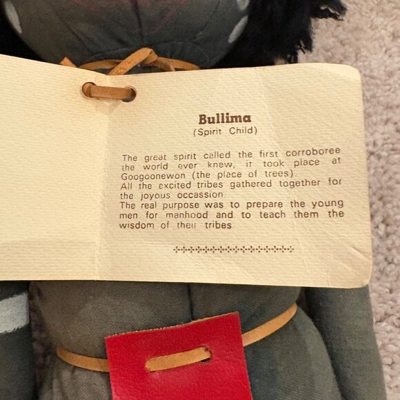 Bullima Spirit Child Doll W Red Headband Dreamtime Children Vintage Collectible - Picture 4 of 12